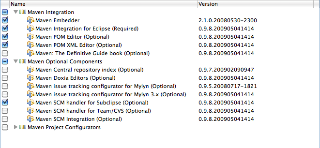 How-To Create Your Own Workspace/m2eclipse-components.png